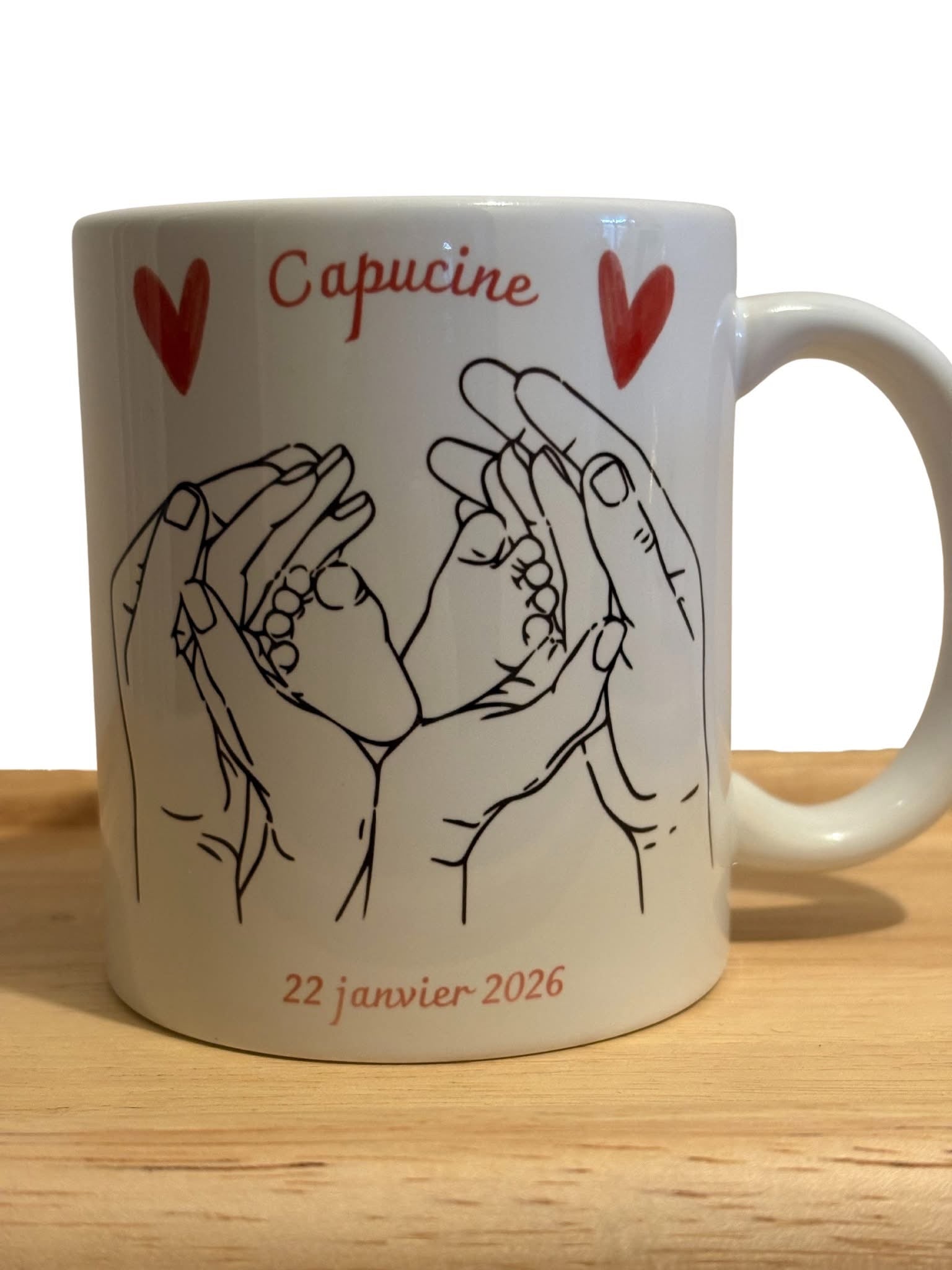 Tasse personnalisée – Anse classique