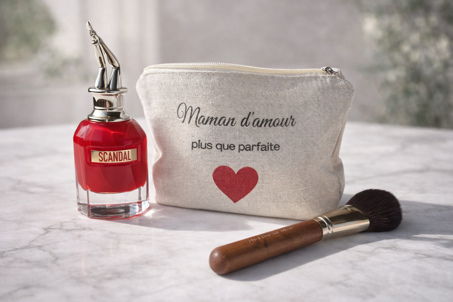 💖 Pochette personnalisée “Maman d’amour” – Cadeau Fête des mères 💐  Un cadeau unique, créé spécialement pour elle ❤️