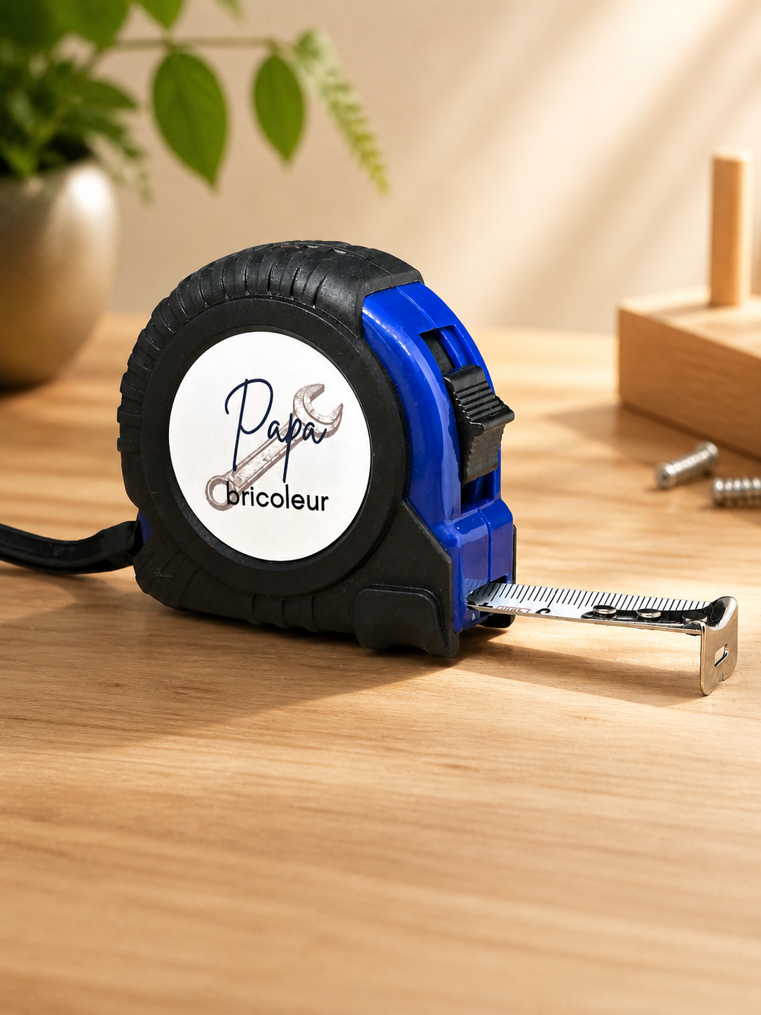 🎁 Mètre Ruban Personnalisé – Cadeau Idéal Fête des Pères