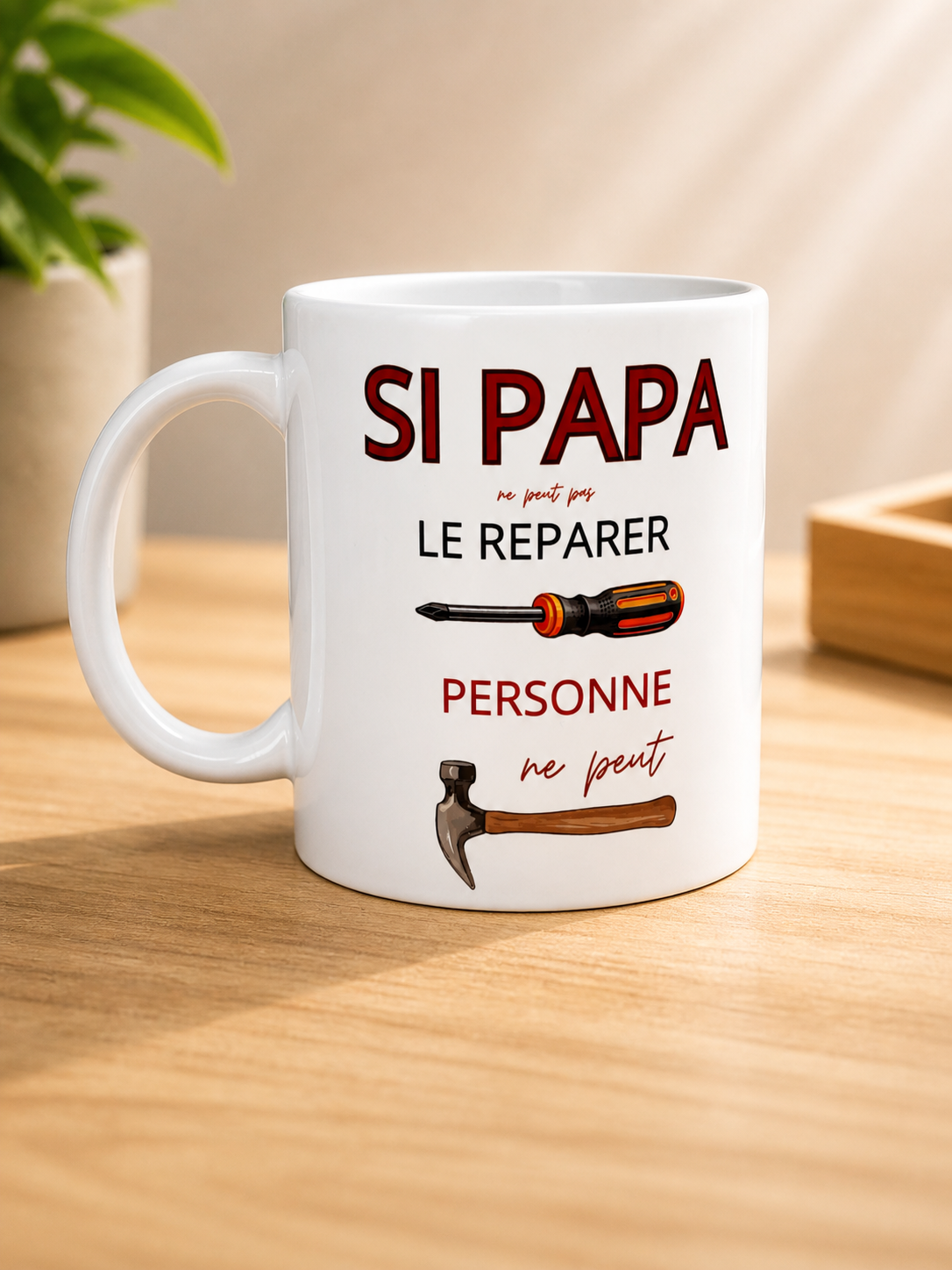 👉 Mug Fête des Pères Personnalisé – Cadeau Papa Original | Tasse Papa