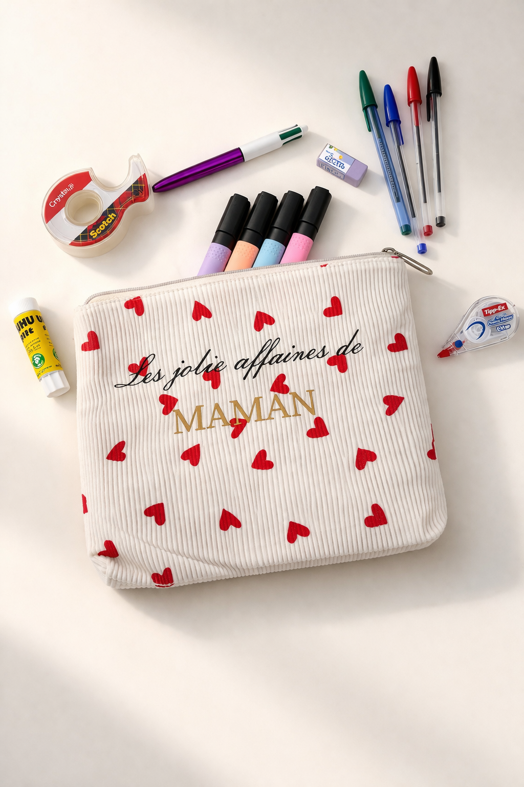 Pochette personnalisable Maman – Cadeau Fête des Mères 💖