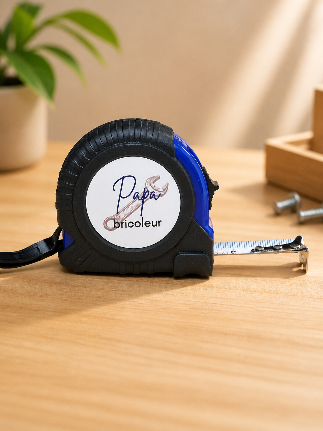 🎁 Mètre Ruban Personnalisé – Cadeau Idéal Fête des Pères