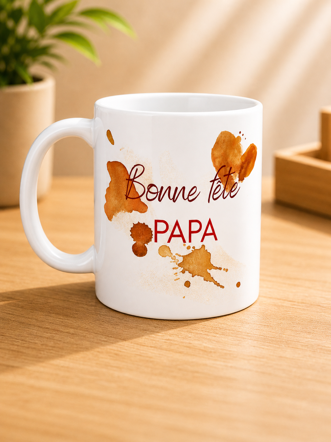 👉 Mug Fête des Pères Personnalisé – Cadeau Papa Original | Tasse Papa