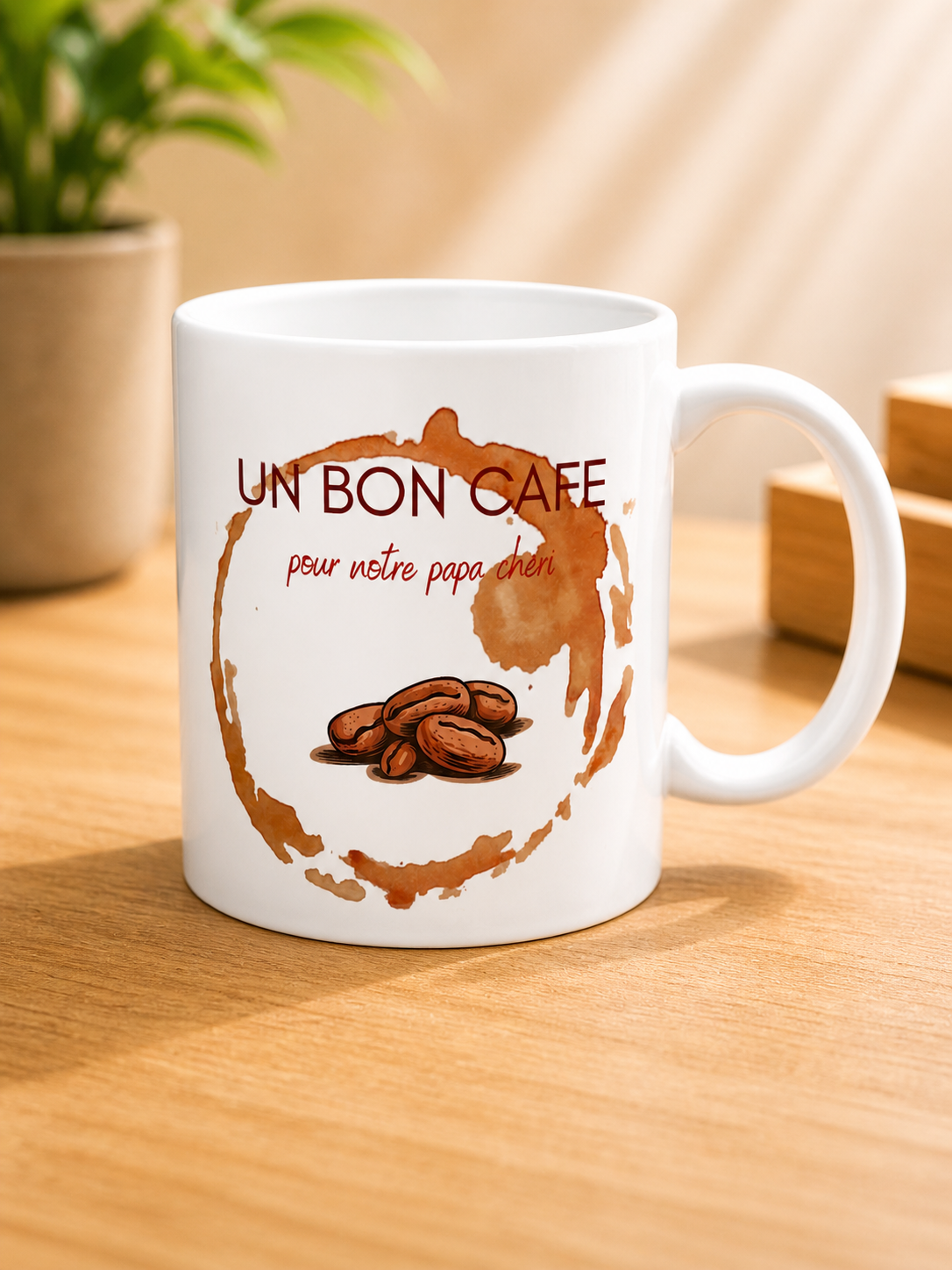 👉 Mug Fête des Pères Personnalisé – Cadeau Papa Original | Tasse Papa