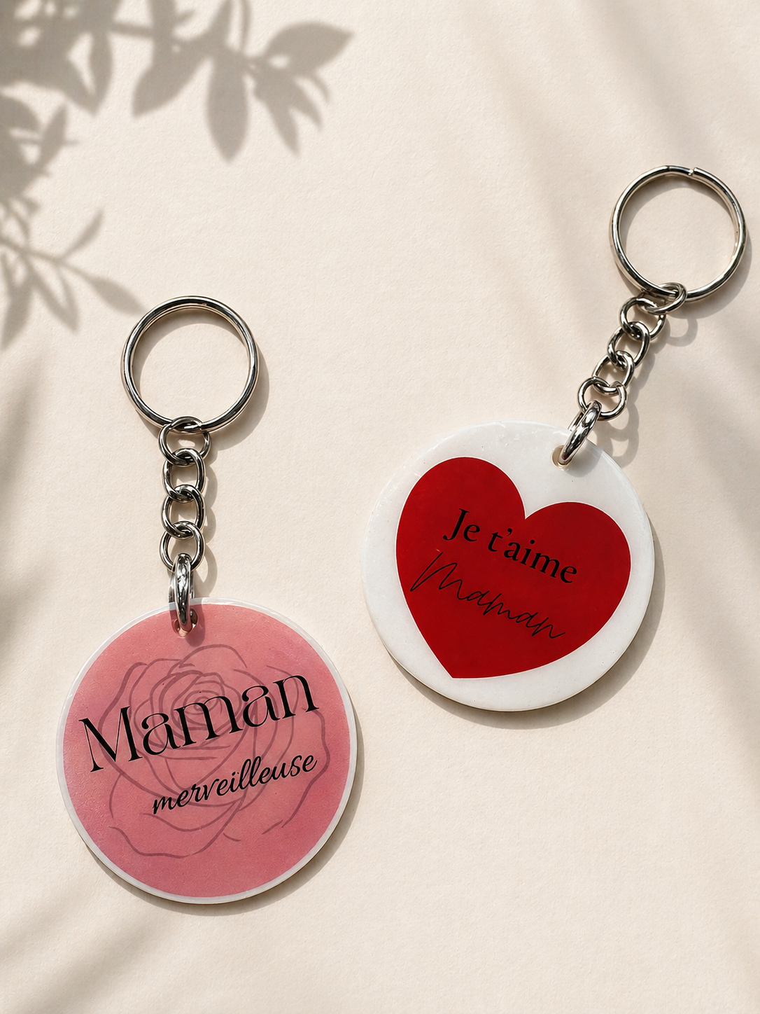 Porte-clé personnalisé – Spécial Fête des Mères ❤️