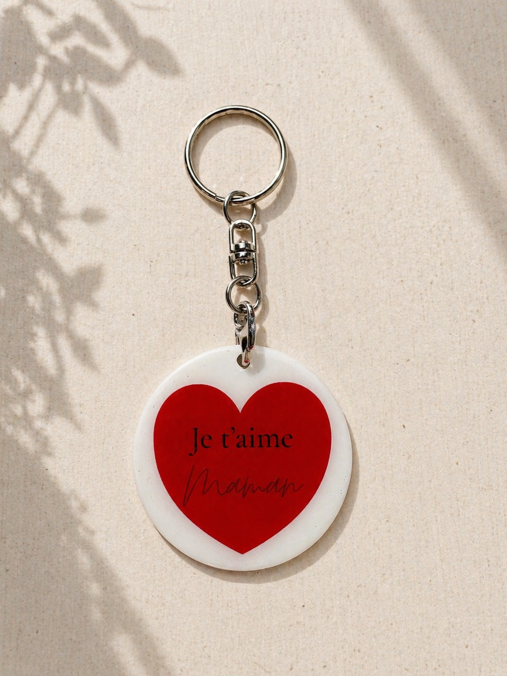 Porte-clé personnalisé – Spécial Fête des Mères ❤️