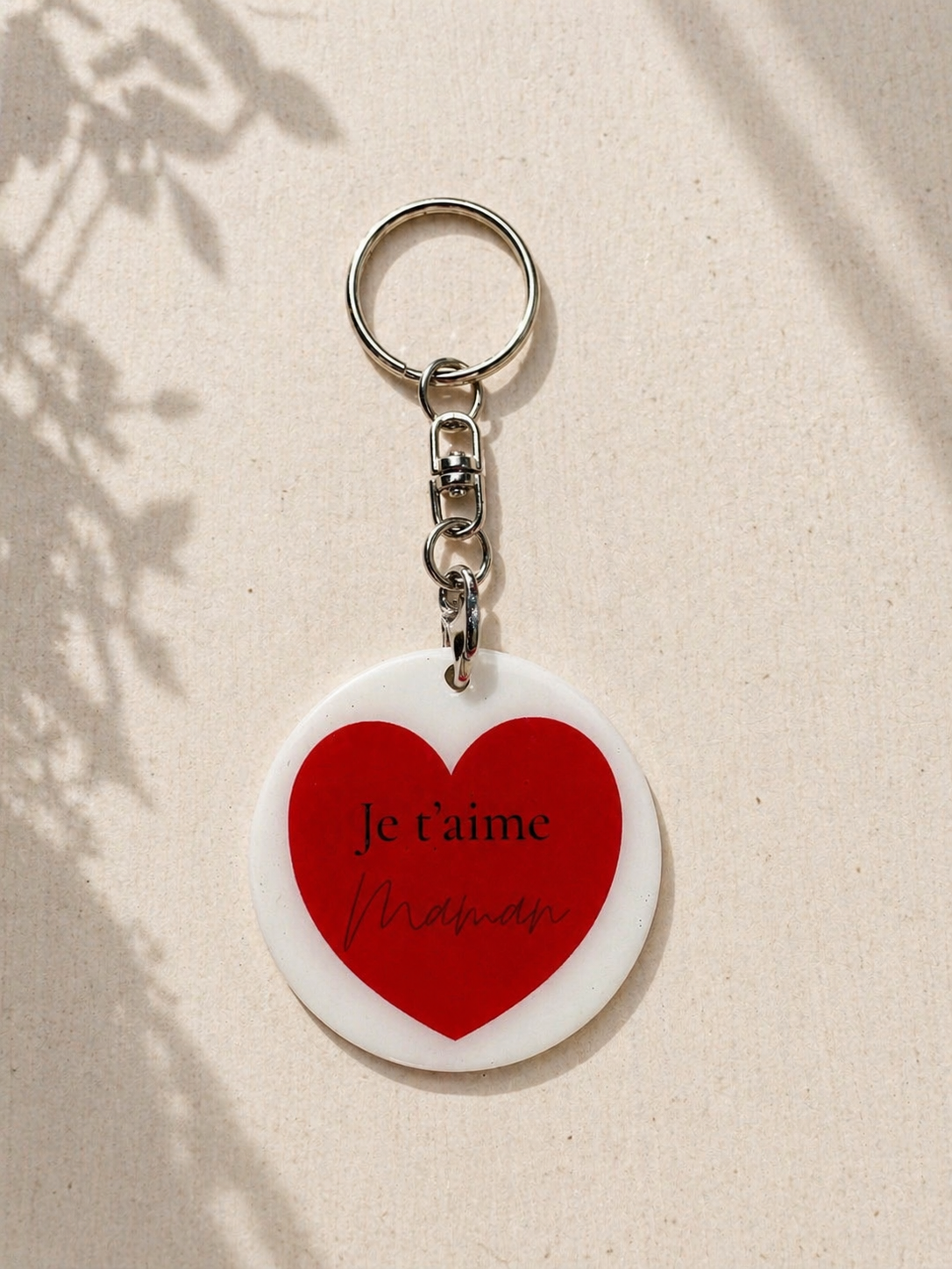 Porte-clé personnalisé – Spécial Fête des Mères ❤️