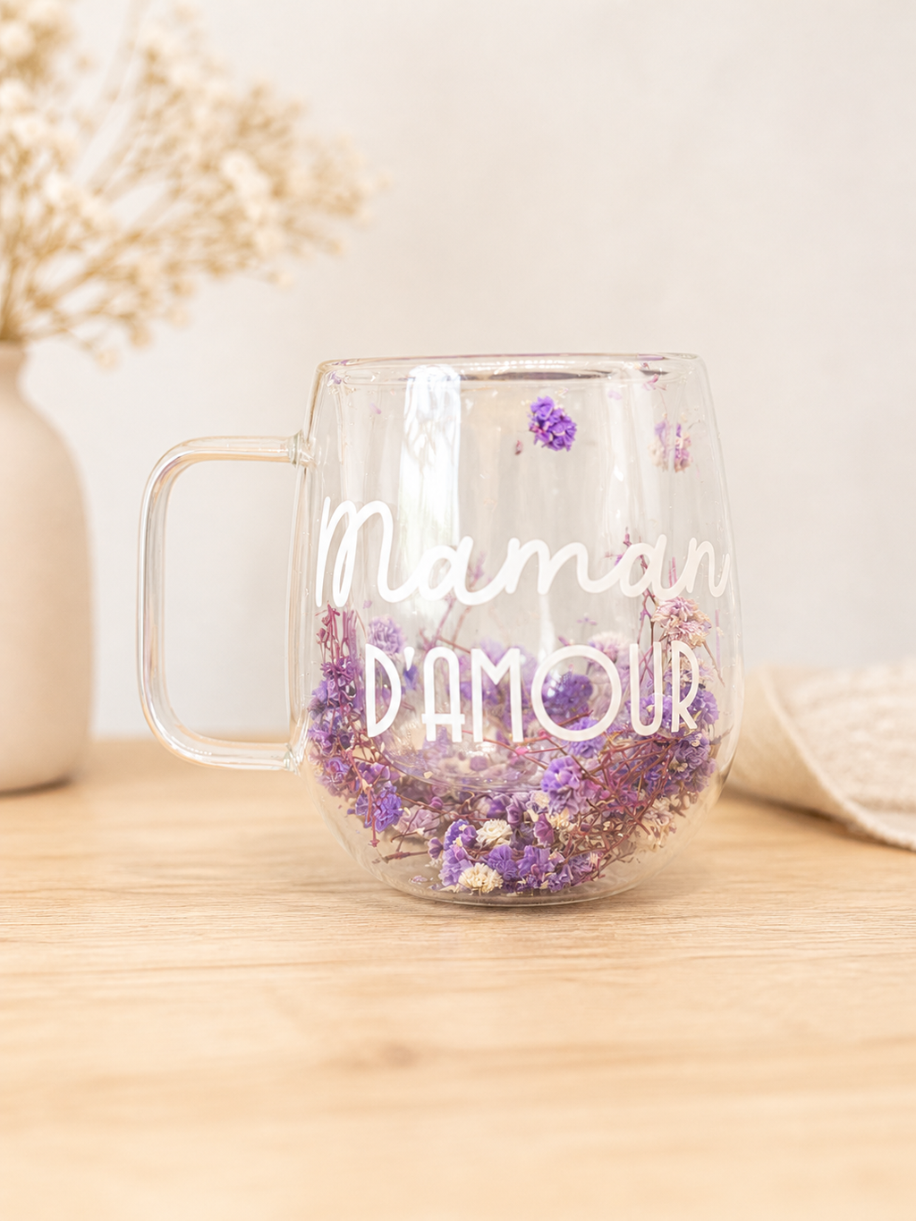 Tasse fleurie personnalisée – Cadeau original et plein d’émotion 💐