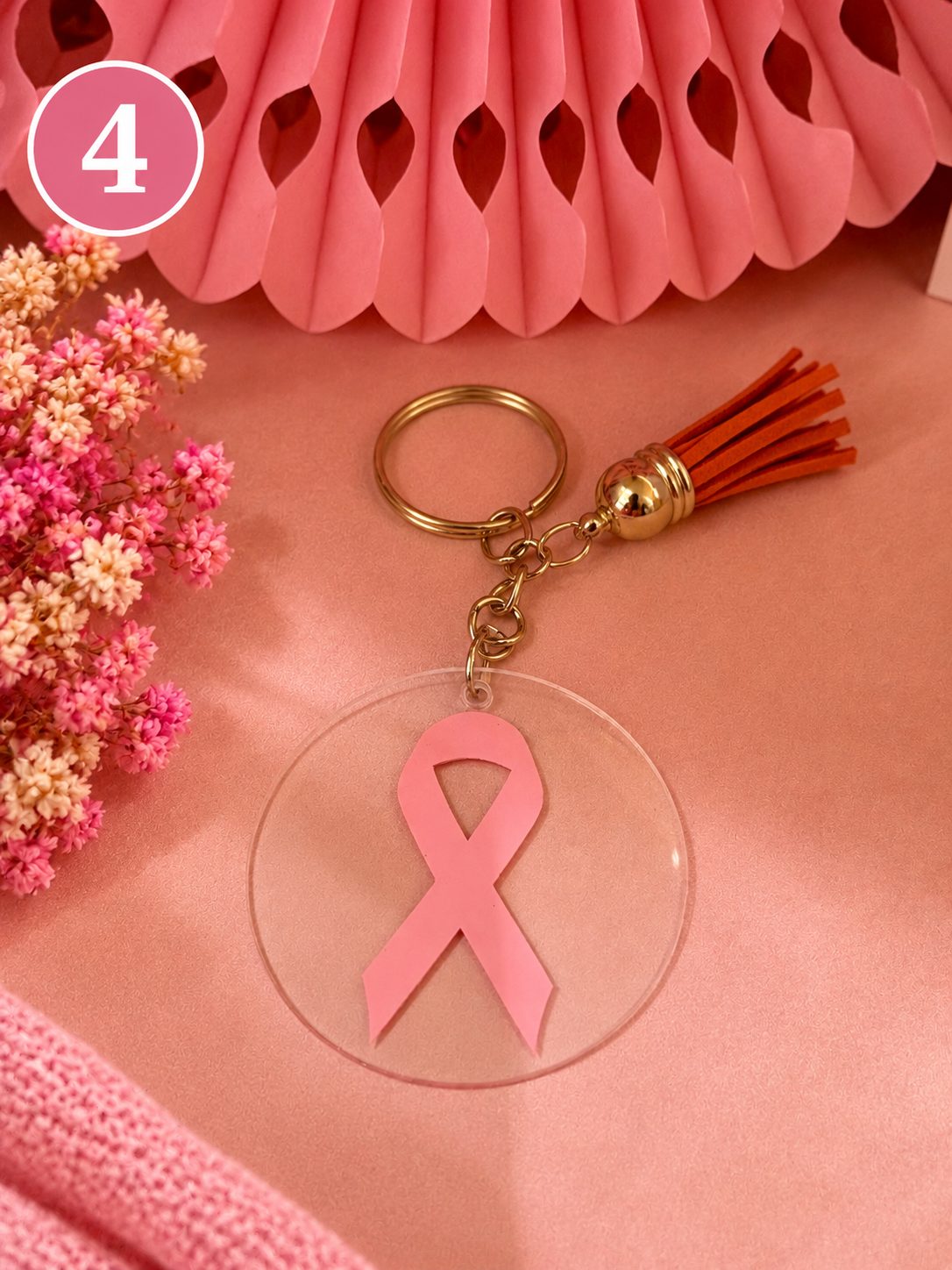 orte-clés Octobre Rose – Collection solidaire | Keléa Créations