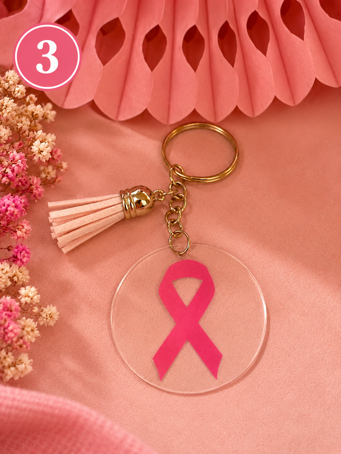 orte-clés Octobre Rose – Collection solidaire | Keléa Créations
