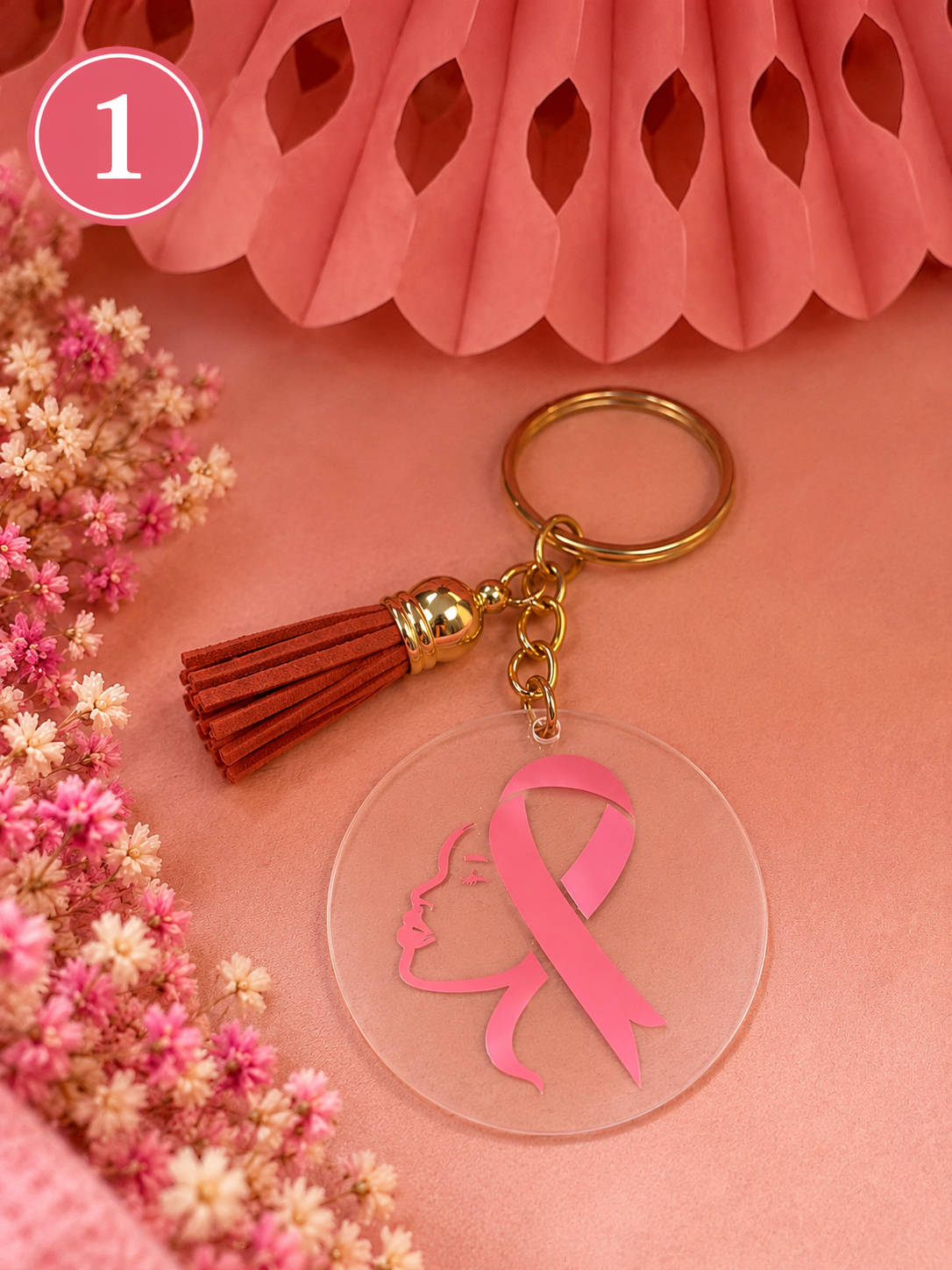 orte-clés Octobre Rose – Collection solidaire | Keléa Créations